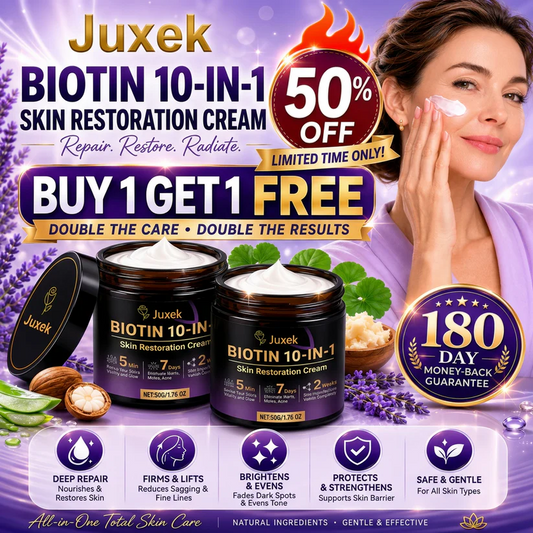 🔥Last Day Buy 1 Get 1 Free✨Juxek® Biotin 10-in-1 Skin Restoration Cream 🍀